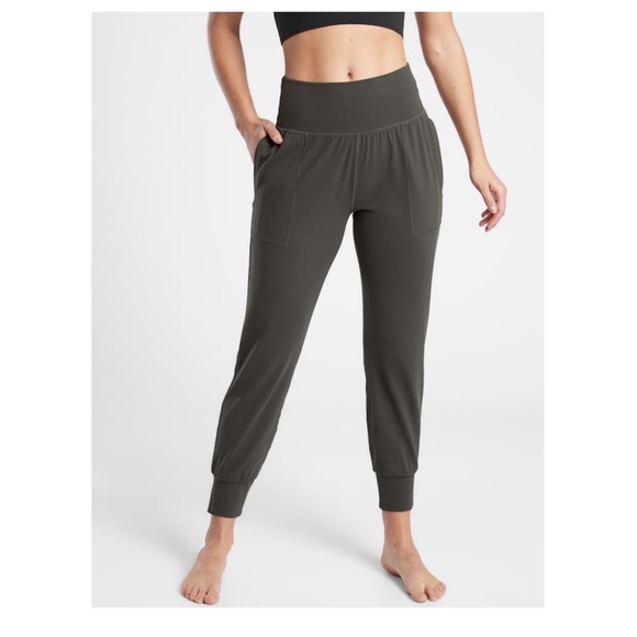 Athleta Salutation Jogger // Black Olive - Picture 3 of 7